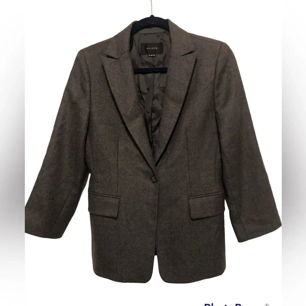 Solezia wool blazer-jacket. Size XS